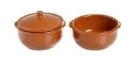 7 stk. Skål m/låg diam 135 mm terracotta Regas
