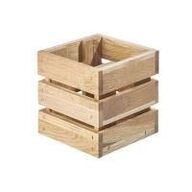2 stk. Kasse egetræ B140 x D140 x H140 mm Woodstock