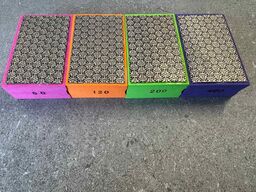 2 stk. Diamantslipsten korn 60-400 4 pack diamantpoleringsblock - sten, marmor, betong