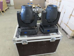 6 stk. Movingheads inkl. Flightcases
