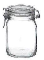 6 stk. Sylteglas 1,11 ltr Fido