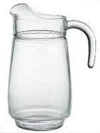 6 stk. Glaskande Tivoli 2,3 ltr