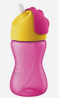 4 stk. Philips Avent Sugerørskopper - girl