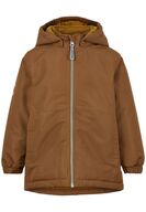 Mikk-Line - Drenge vinter jakke nylon - Rubber - Str. 128