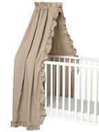 NG Baby Sengehimmel i linne/hør, Natural - 155x230 cm 