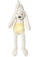 2 stk. Happy Horse Bamse m. Natlys/Lyd – 34 cm – Kanin Richie – Hvid