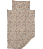 4 sæt PetitLux Økologisk bomulds Sengetøj, Leaves - 70x100 / 40x45 cm 