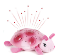 Natlampe fra Cloud b - Twilight Ladybug - Pink