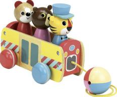 2 pk. Vilac - Træklegetøj - Bus