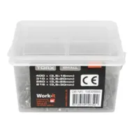 4 pk. Work-it Skrueboks TORX Small til indendørs brug 1185 stk