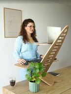Håndlavet arbejdsstation GAIA CRAFT i fyrretræ (Ubrugt)