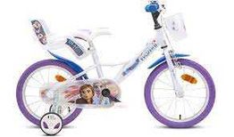 Pigecykel 14" Disney Frozen Hvid/Lilla