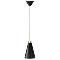 Loftlampe/Pendel sort/messing