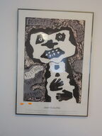 Indrammet plakat JEAN DUBUFFET