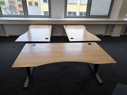 3 stk. el. hæve/sænke skriveborde
