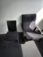 Lænestol samt stol 