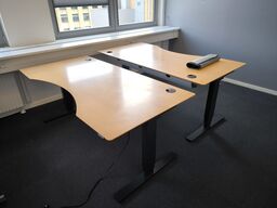 2 stk. el. hæve/sænke skriveborde