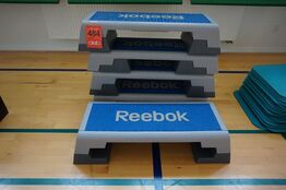 5 stk Reebok stepbænke 100x35 cm 