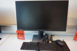 Dell 27" Pc Monitor med tastatur og mus 