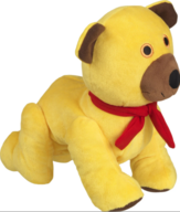 2 stk. Kravlende Bamse | Bamse og Kylling