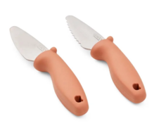6 pk. Liewood Perry børne køkkenknive, Tuscany rose - 2 stk. i hver 