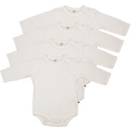 5 pk. Med 4. Stk L/Æ Bodystockings - White 100 - Str. 98