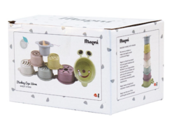 6 pk. Magni | Stabel kopper af hvedestrå med orm, 7 stk. | 3282