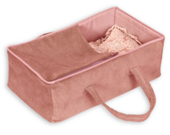 MAMAMEMO DUKKELIFT 40 CM, FLØJL - ROSA