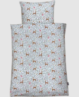 2 sæt Nørgaard Madsen Junior Sengetøj hvid med bambi – 70x100 & 40x45 cm