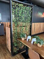 2 stk. espalier m. kunstige planter