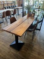 Plankebord m. 2 stole