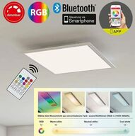 2 stk. briloner led rgb panel m. remote og app 29,5 cm(ubrugt)