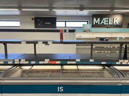 Salgsdisplay til placering mellem kølere/frysere