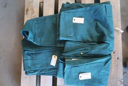 4 stk. overalls, 1 stk. bukser