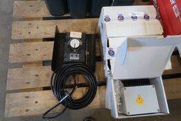 2 stk. dimmerboks, 2 stk. receiver, 1 stk. rumtermostat