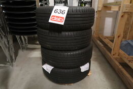 4 stk. i cept RS dæk 185/55R15 82T + hjulvogn 