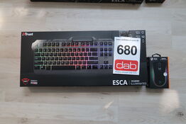 Trust gamer keyboard + mus 