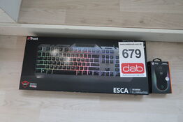 Trust gamer keyboard + mus 