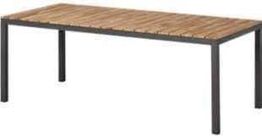 Mood Rio havebord Antracit/teak 208x100 cm.