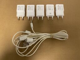 5 x Samsung EP-TA50EWE USB-C Charger