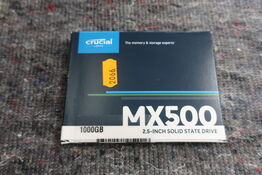 NVMe harddisk CRUCIAL MX500 1000 GB