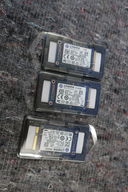 3 stk. harddiske til laptops KINGSTON 256/512/1000 GB