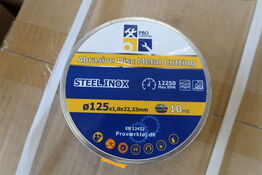 400 pcs. Cutting discs for Steel and Stainless