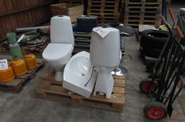 2 stk. Toilet + stol 