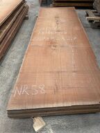 Træplanke i SAPELE (mahogni) 2,57x0,82m - 2,7 cm tyk