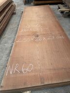 Træplanke i SAPELE (mahogni) 2,55x0,86m - 2,7 cm tyk