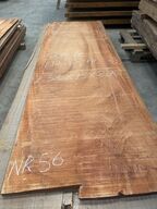Træplanke i SAPELE (mahogni) 2,32x0,75m - 2,7 cm tyk
