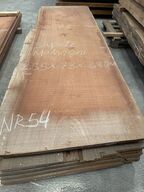 Træplanke i SAPELE (mahogni) 2,55x0,78m - 2,7 cm tyk