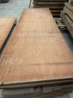 Træplanke i SAPELE (mahogni) 2,55x0,82m - 2,7 cm tyk