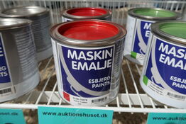 2 stk. Esbjerg Paints Maskinemalje volvo traktor rød 0,75l